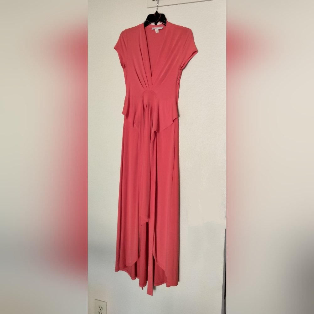 Michael Kors Fuchsia S/S Wrap Maxi Dress, US Size 4